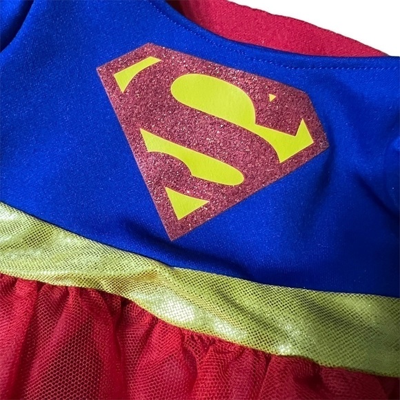 Build a Bear superman tutu dress with cape - Picture 4 of 7